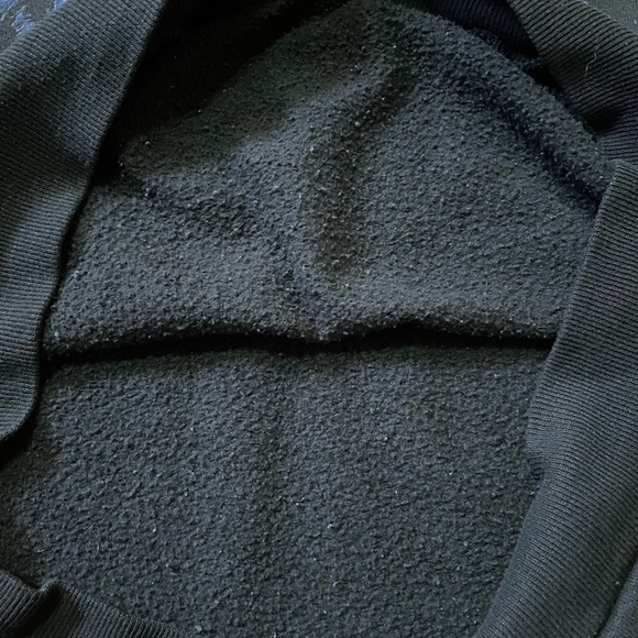 Rare Vintage 90s Tiger Graphic Sweatshirt - Night Nature. Double side Scene Sz L - Picture 9 of 10